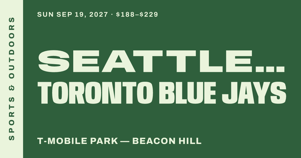 Seattle Mariners vs. Toronto Blue Jays