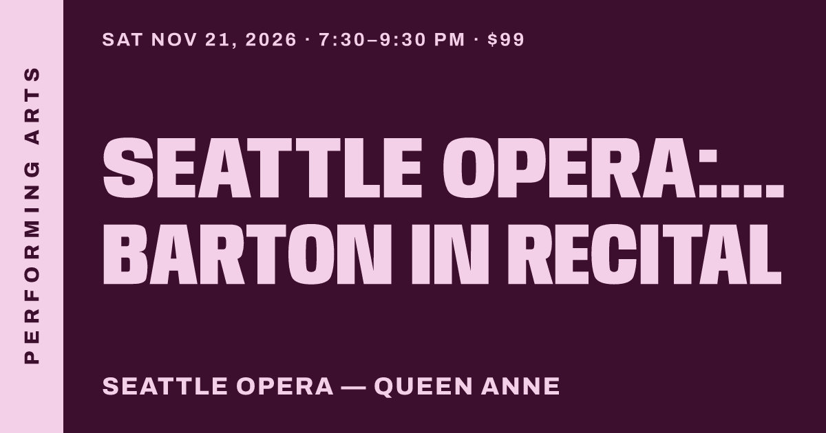 Seattle Opera: Jamie Barton in Recital