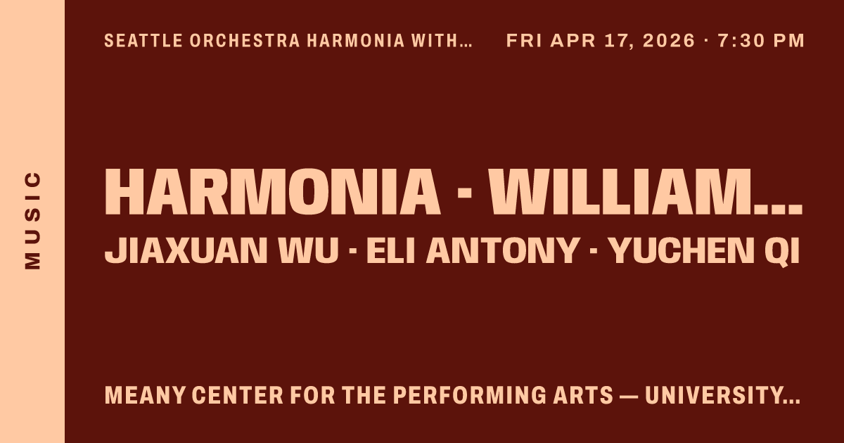 Seattle orchestra Harmonia with UW piano students