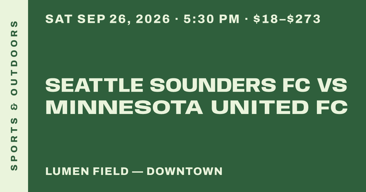 Seattle Sounders FC vs Minnesota United FC