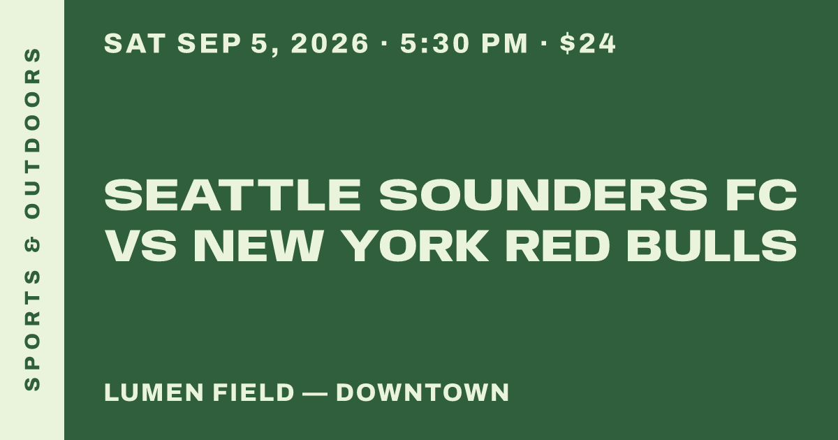 Seattle Sounders FC vs New York Red Bulls