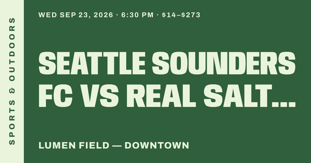 Seattle Sounders FC vs Real Salt Lake