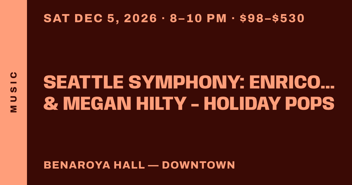 Seattle Symphony: Enrico Lopez-Yanez & Megan Hilty - Holiday Pops