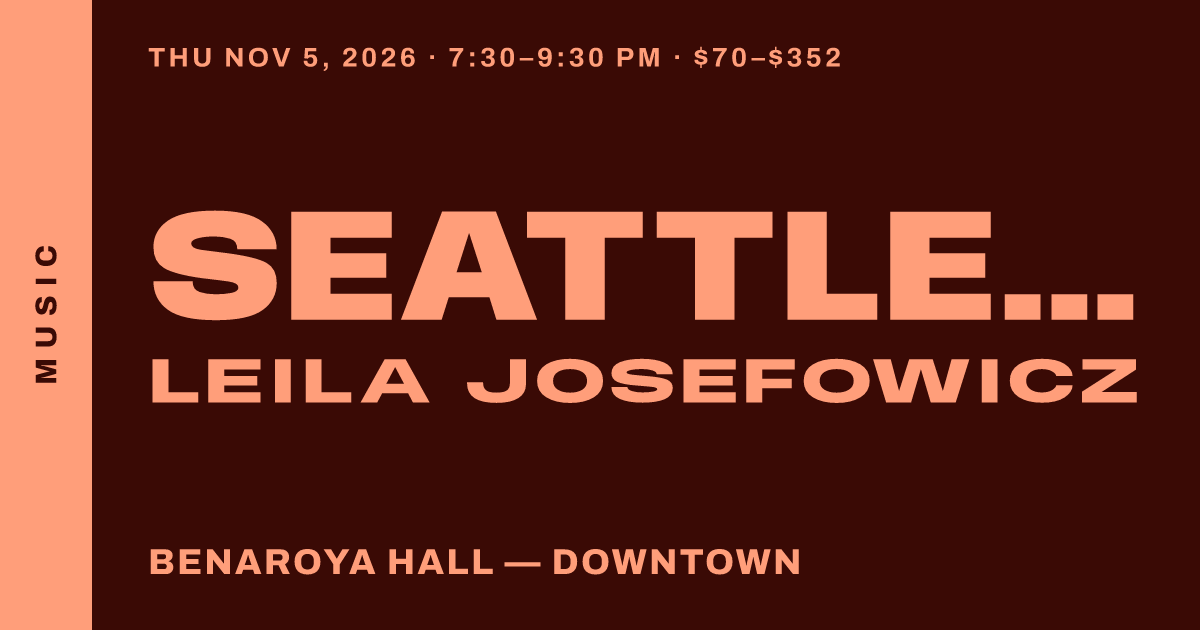 Seattle Symphony: Leila Josefowicz