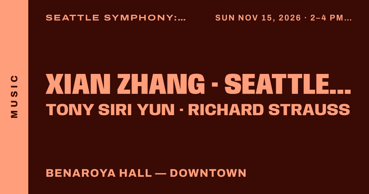 Seattle Symphony: Tchaikovsky's First Piano & Zarathustra