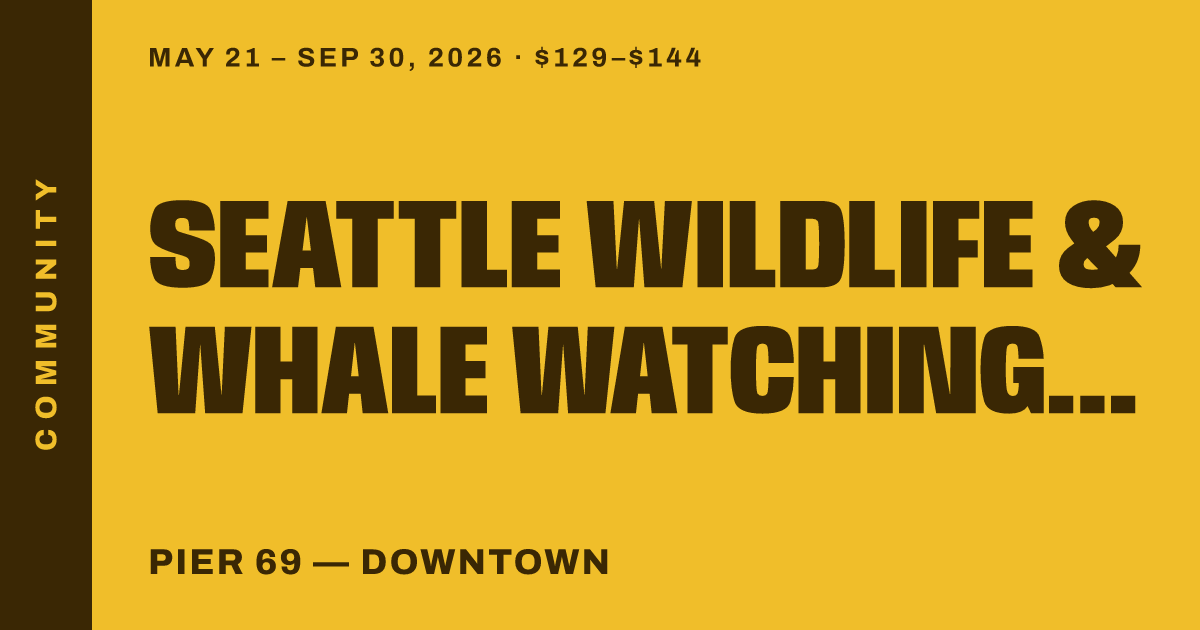 Seattle Wildlife & Whale Watching Tour
