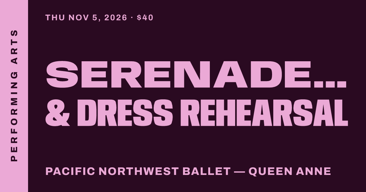 Serenade Conversations & Dress Rehearsal