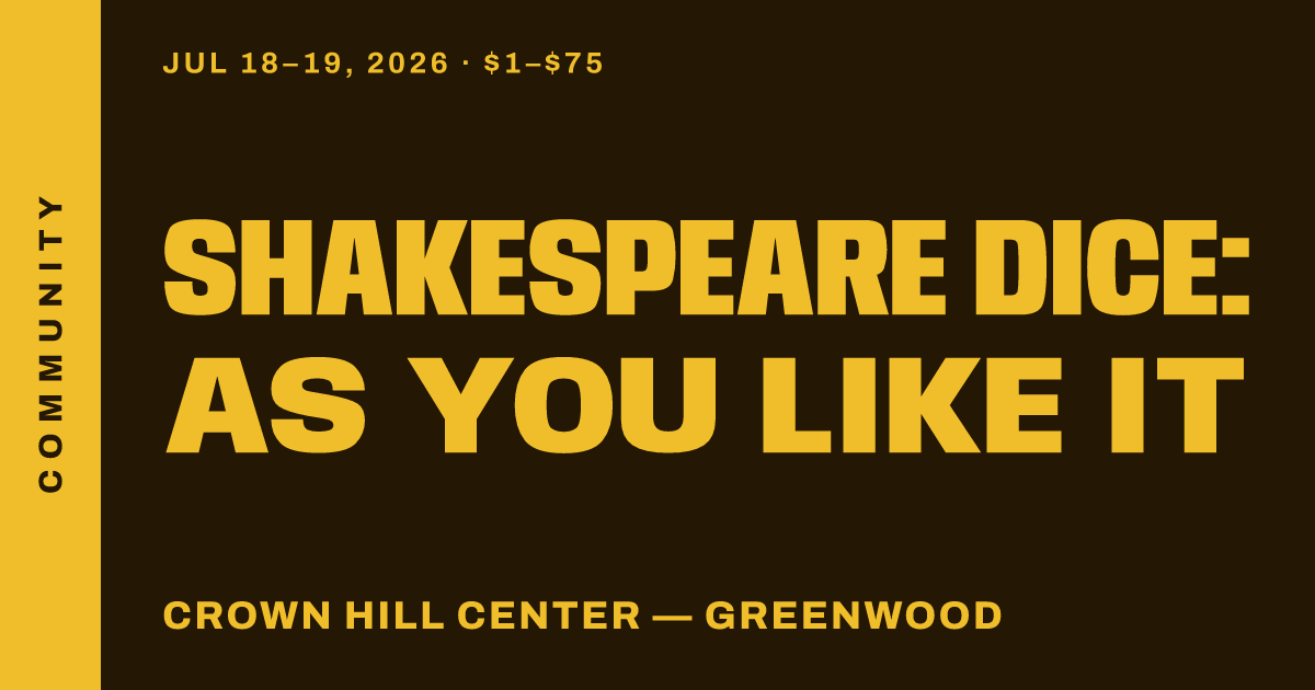 Shakespeare Dice: As You Like It
