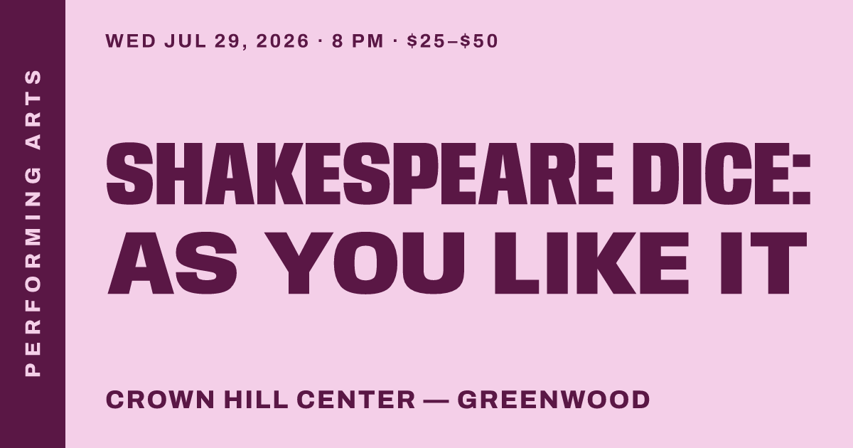 Shakespeare Dice: As You Like It