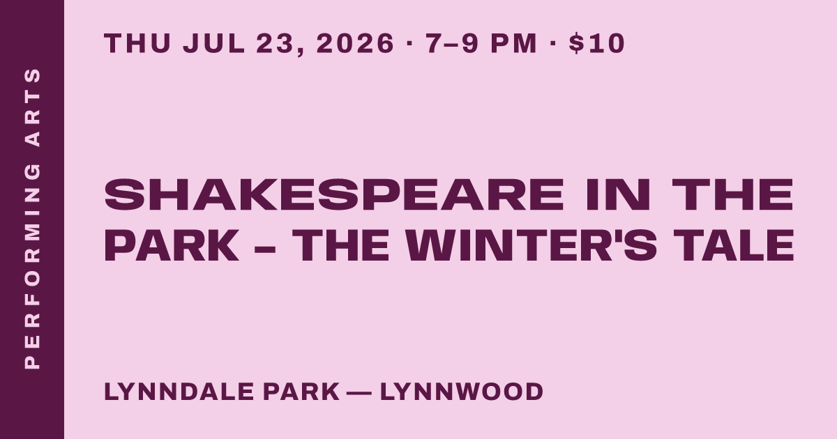 Shakespeare in the Park - The Winter's Tale