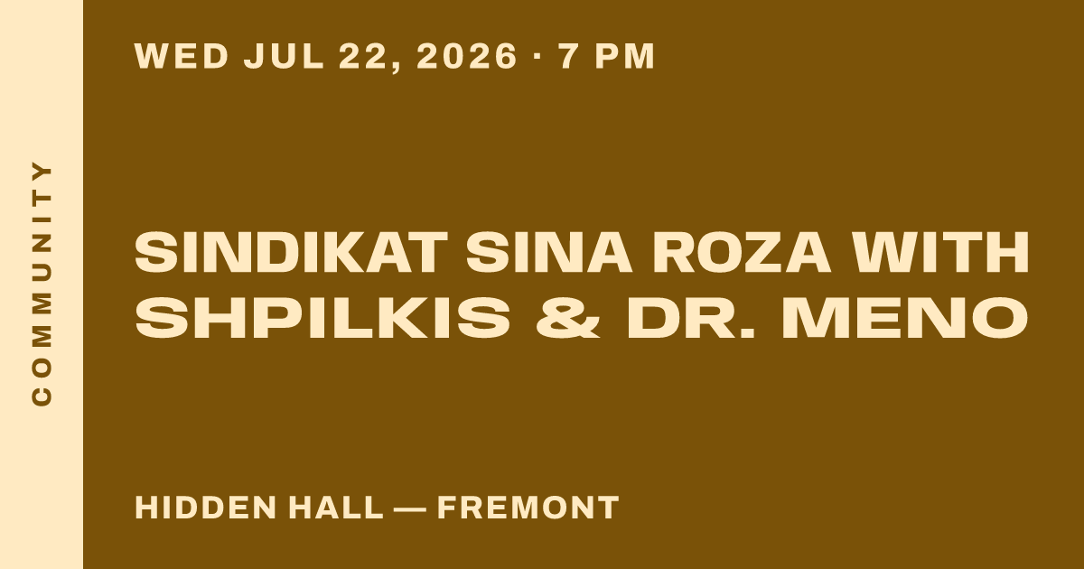 SINDIKAT SINA ROZA with SHPILKIS & Dr. Meno