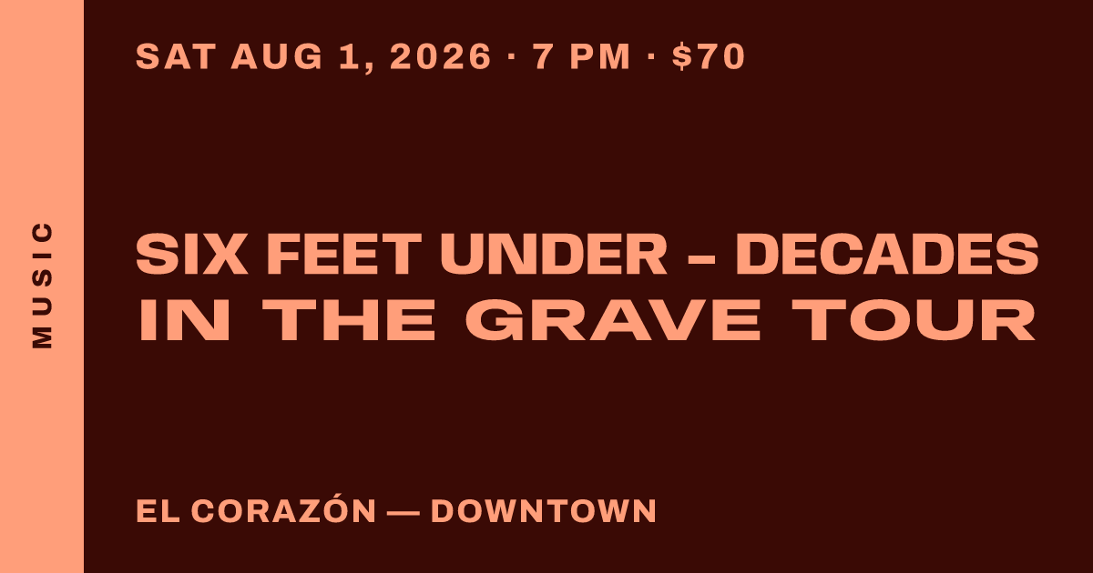 Six Feet Under - Decades In The Grave Tour