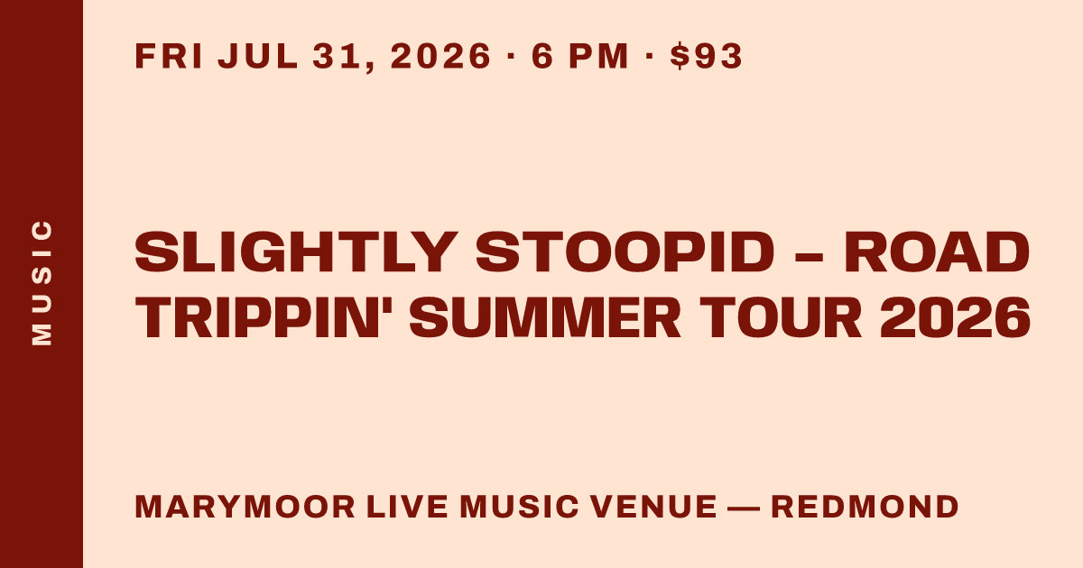 Slightly Stoopid - Road Trippin' Summer Tour 2026
