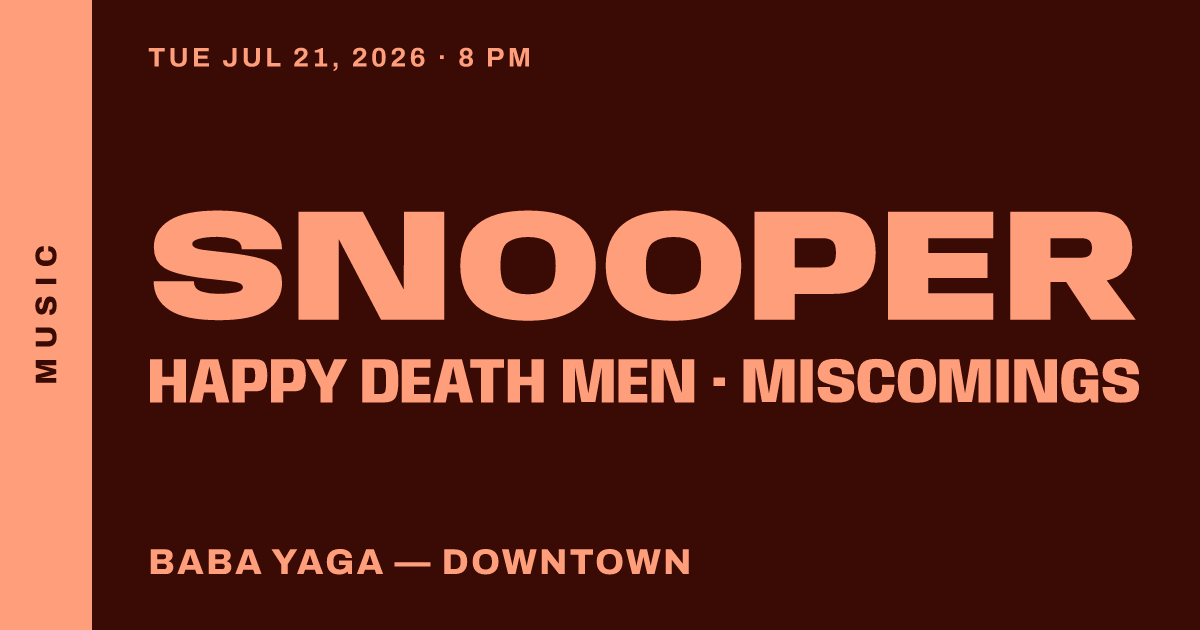 Snooper, Happy Death Men & Miscomings