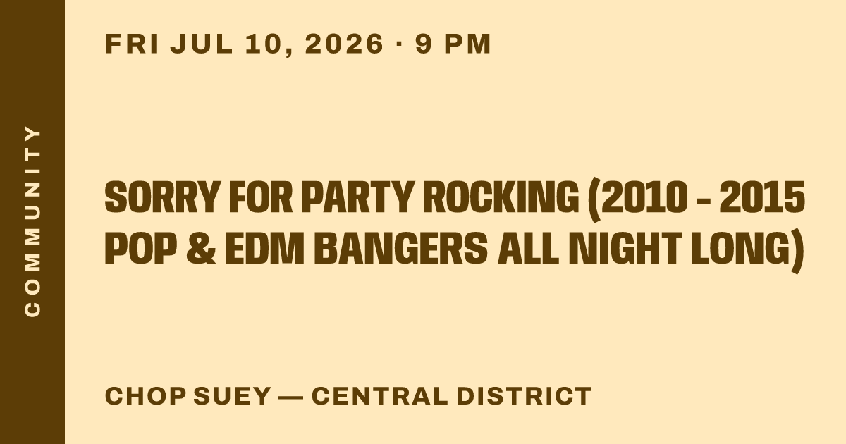 Sorry For Party Rocking (2010 - 2015 Pop & EDM Bangers All Night Long)