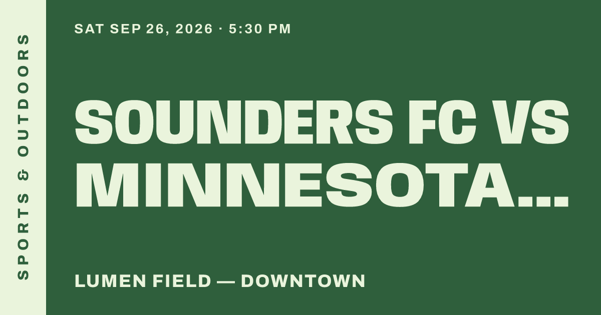 Sounders FC vs Minnesota United FC