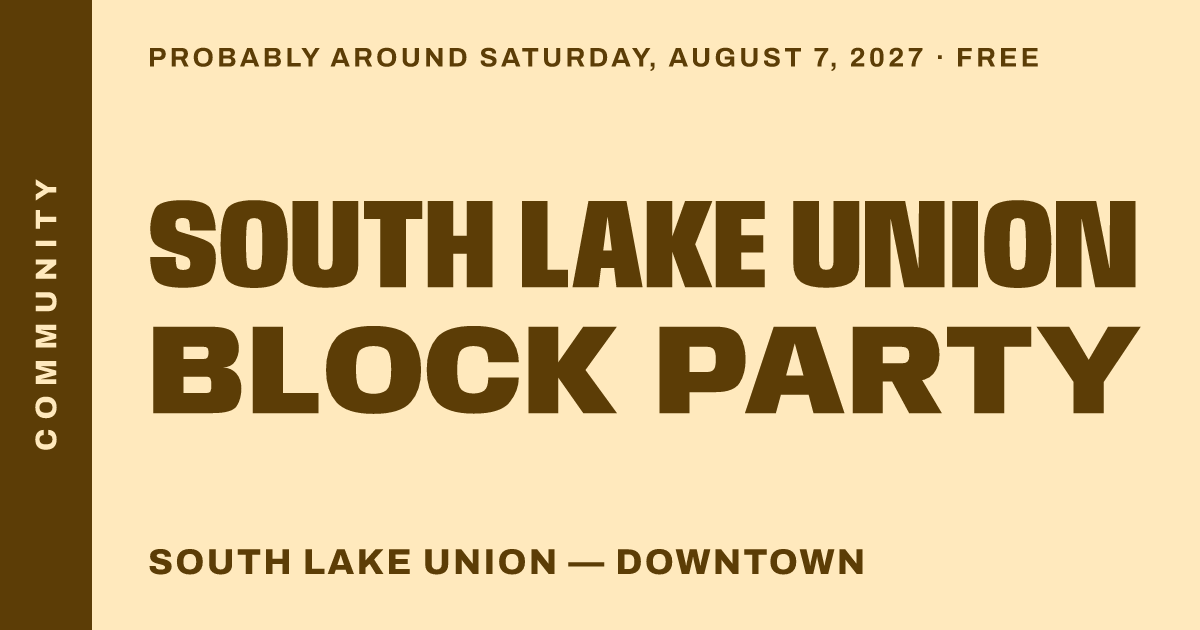 South Lake Union Block Party