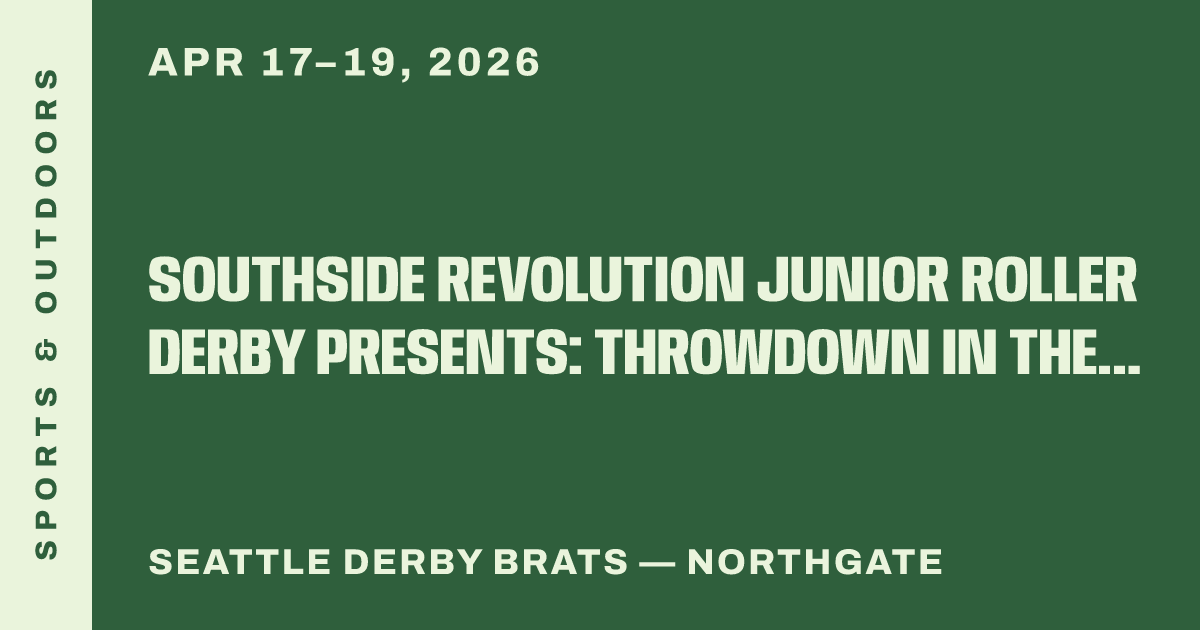 Southside Revolution Junior Roller Derby presents: Throwdown in the Sound