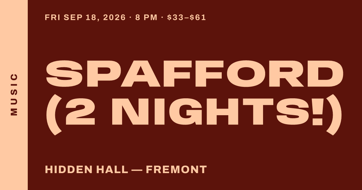 SPAFFORD (2 nights!)