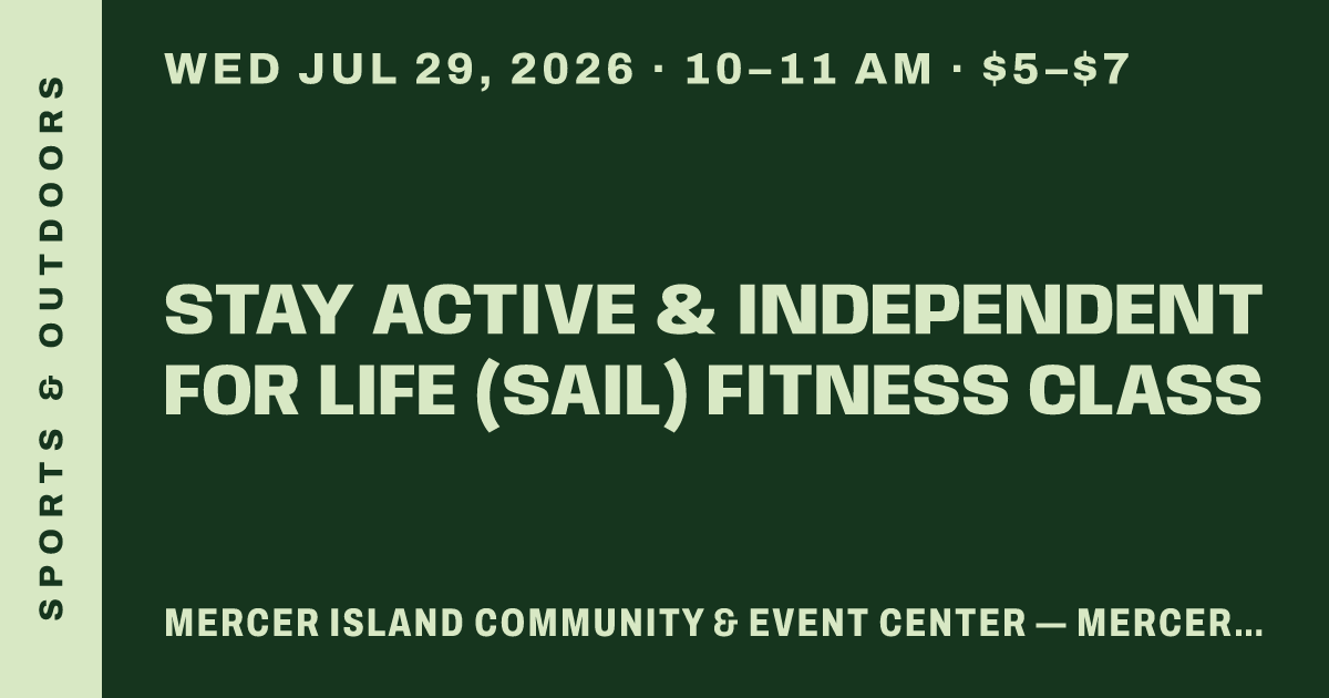 Stay Active & Independent for Life (SAIL) Fitness Class