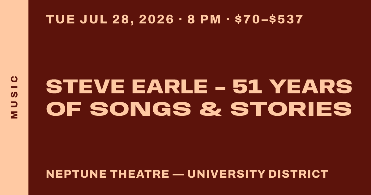 Steve Earle - 51 Years of Songs & Stories