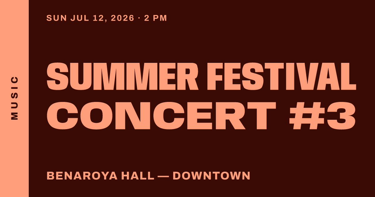 Summer Festival Concert #3