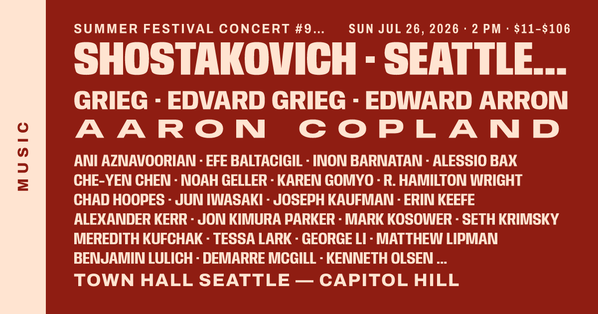 Summer Festival Concert #9 Shostakovich, Grieg, and Copland