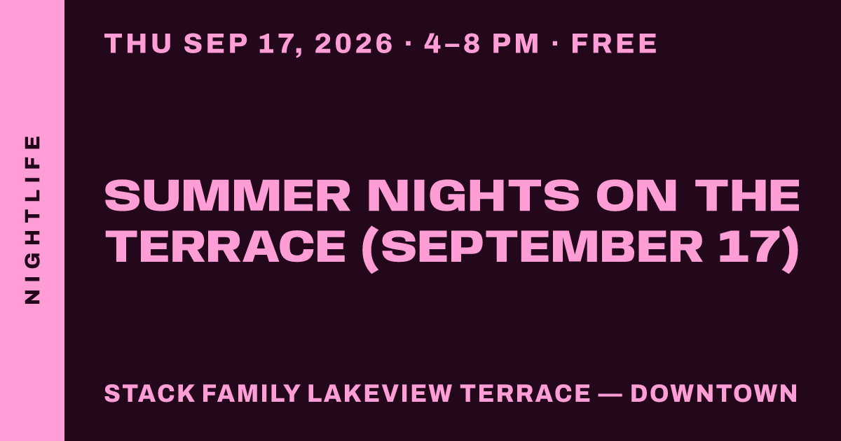 Summer Nights on the Terrace (September 17)
