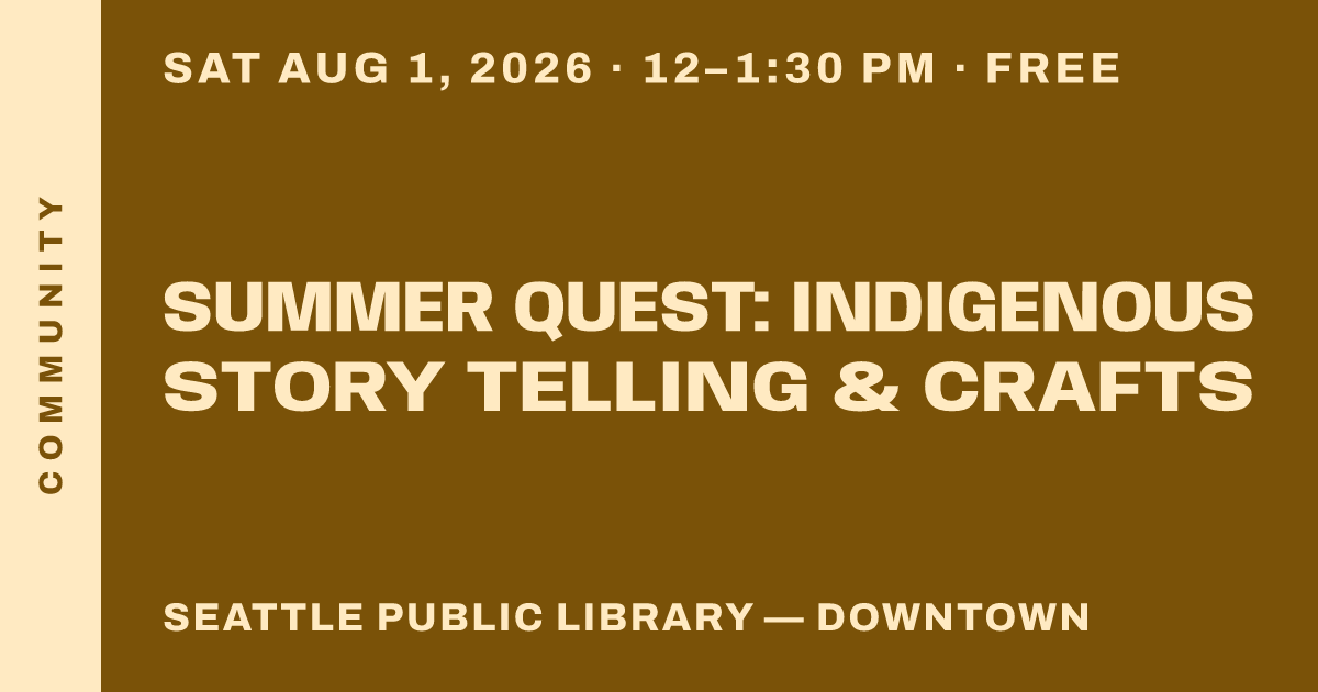 Summer Quest: Indigenous Story Telling & Crafts