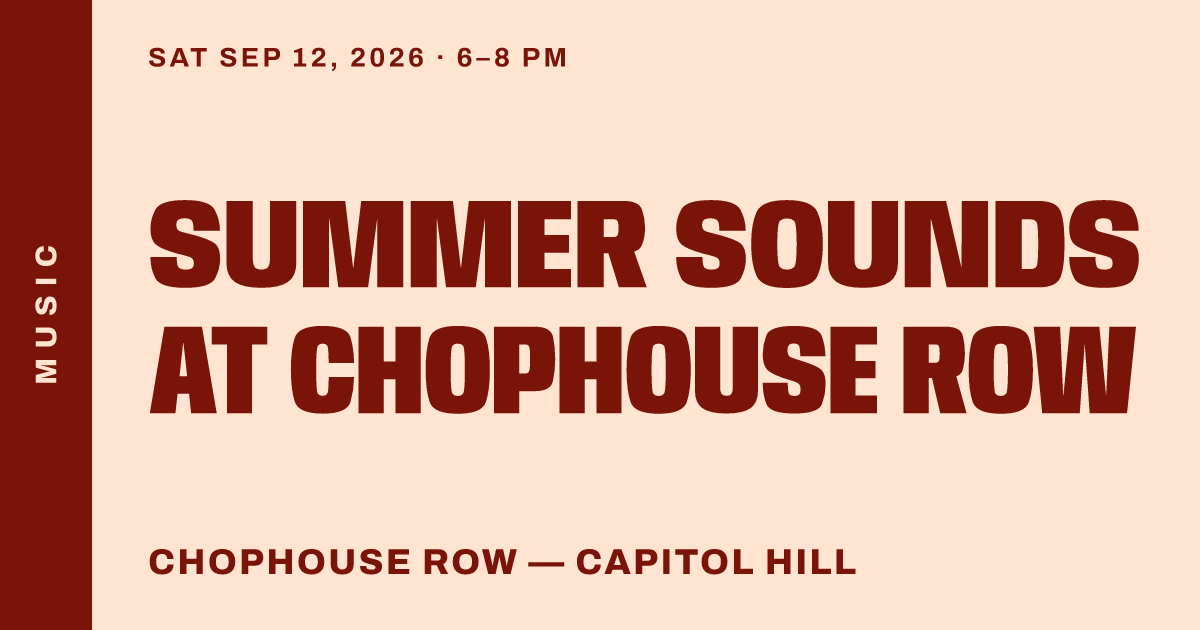 Summer Sounds at Chophouse Row