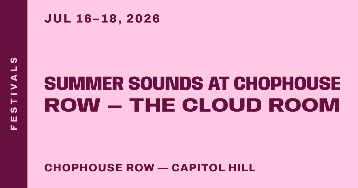 Summer Sounds at Chophouse Row — The Cloud Room