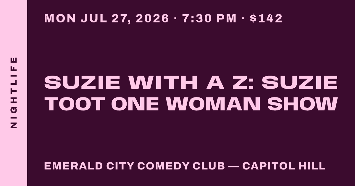 Suzie with a Z: Suzie Toot One Woman Show