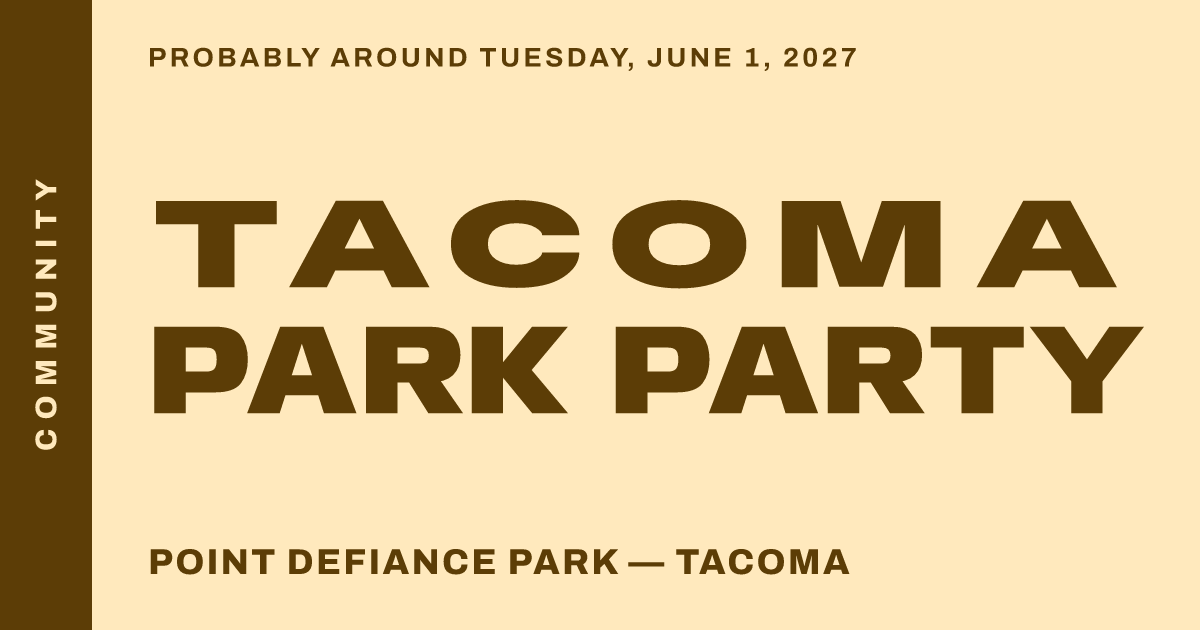 Tacoma Park Party
