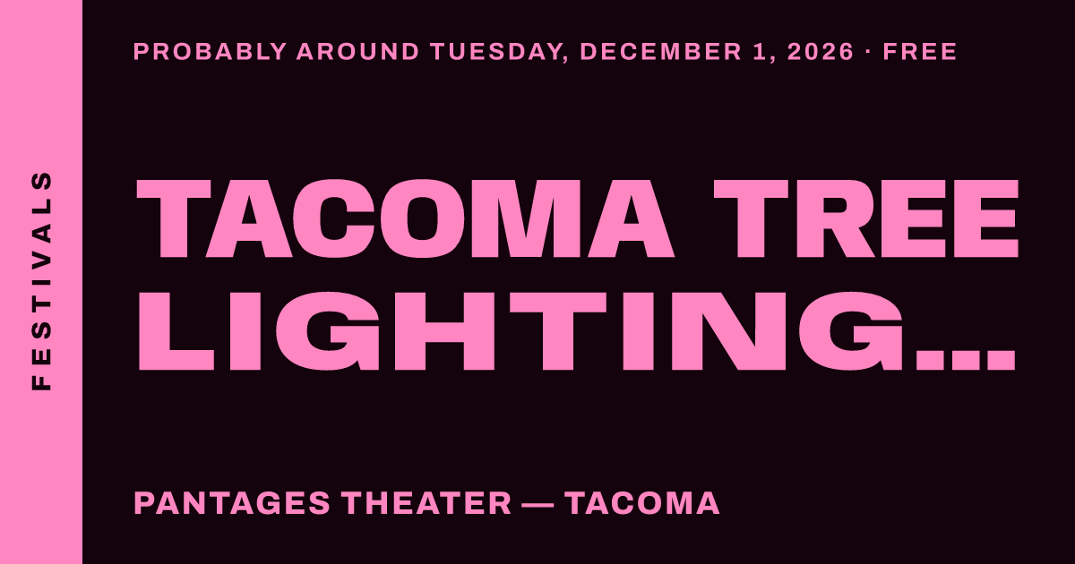 Tacoma Tree Lighting Ceremony