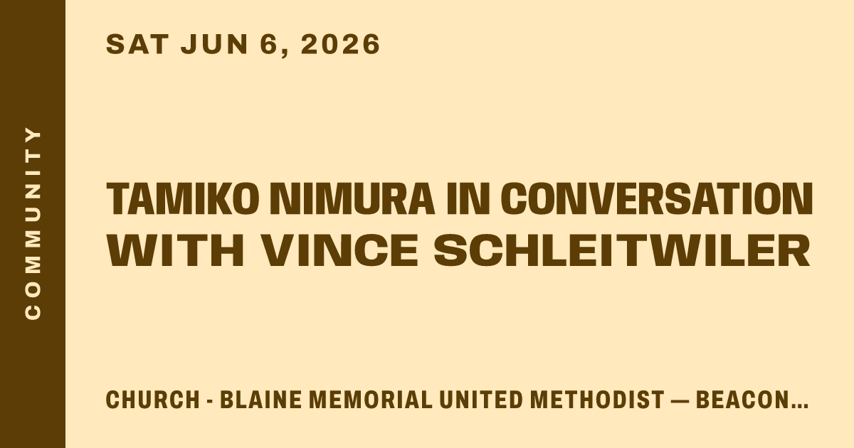 Tamiko Nimura in Conversation with Vince Schleitwiler