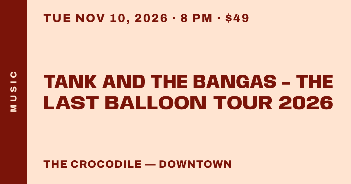 Tank and The Bangas - The Last Balloon Tour 2026