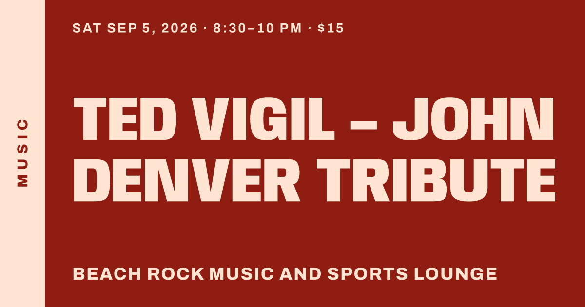 Ted Vigil – John Denver Tribute