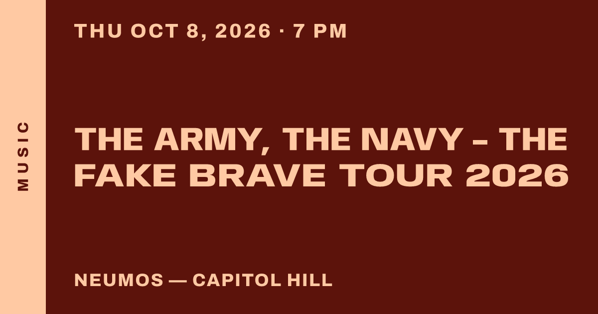 The Army, The Navy - The Fake Brave Tour 2026