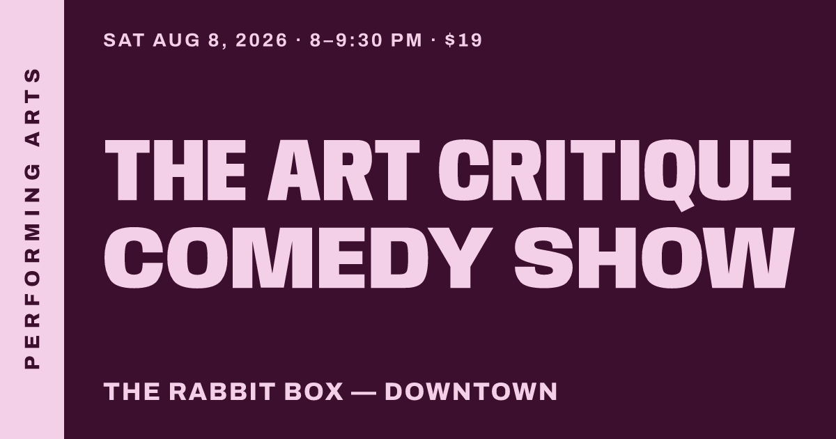 The Art Critique Comedy Show