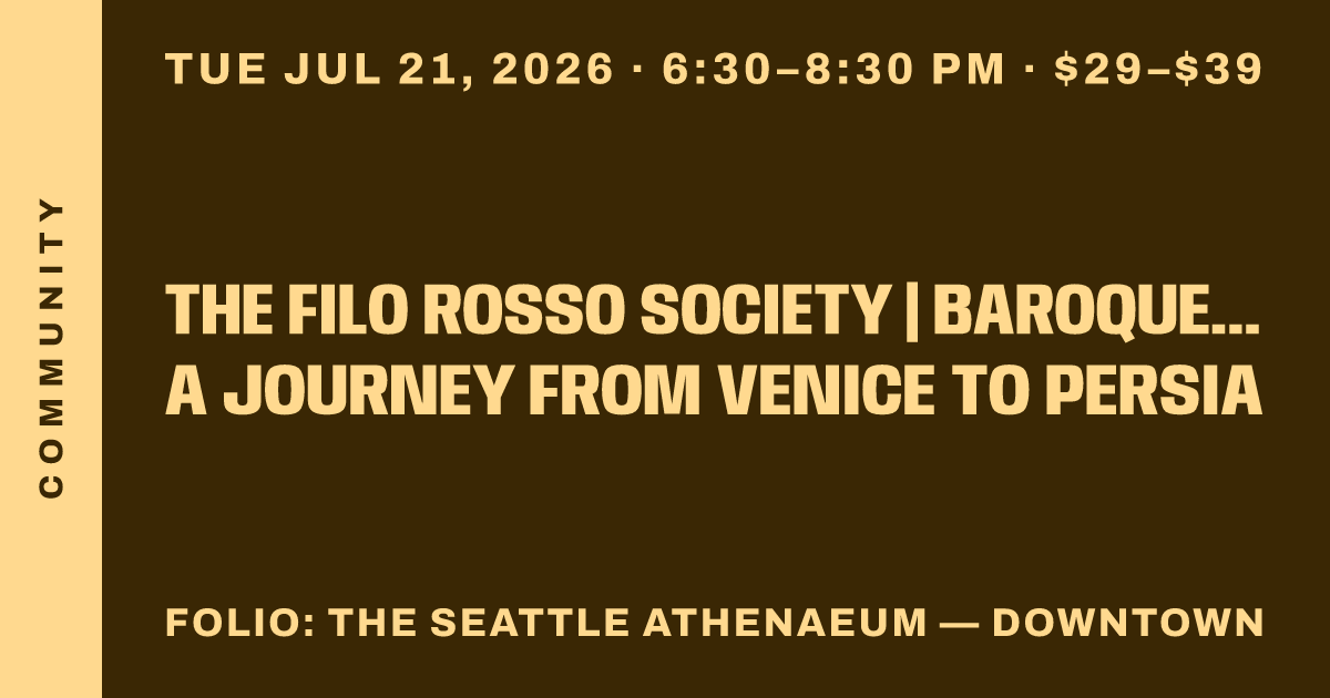 The Filo Rosso Society | Baroque Threads: A Journey from Venice to Persia