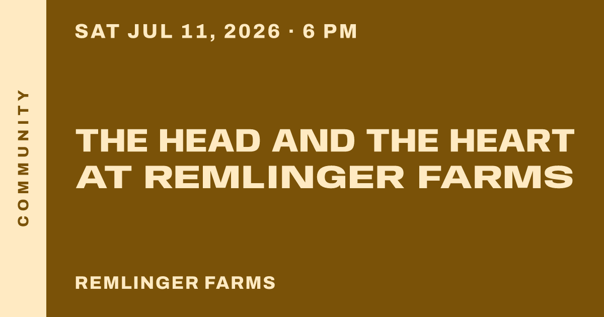 The Head and the Heart at Remlinger Farms