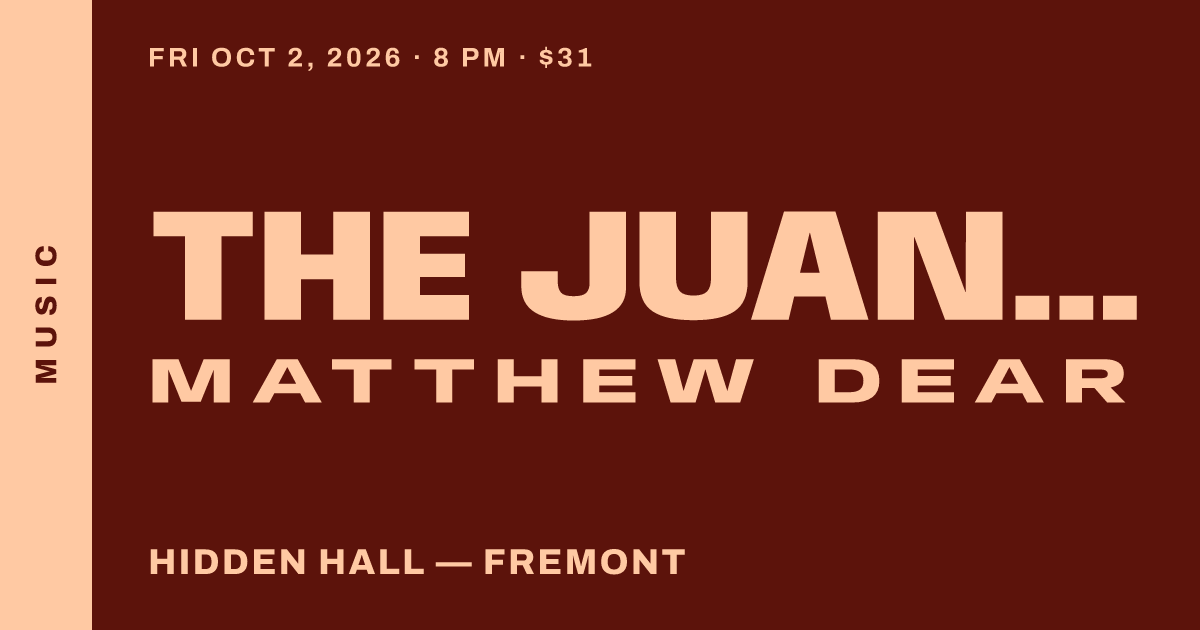 THE JUAN MACLEAN B2B MATTHEW DEAR