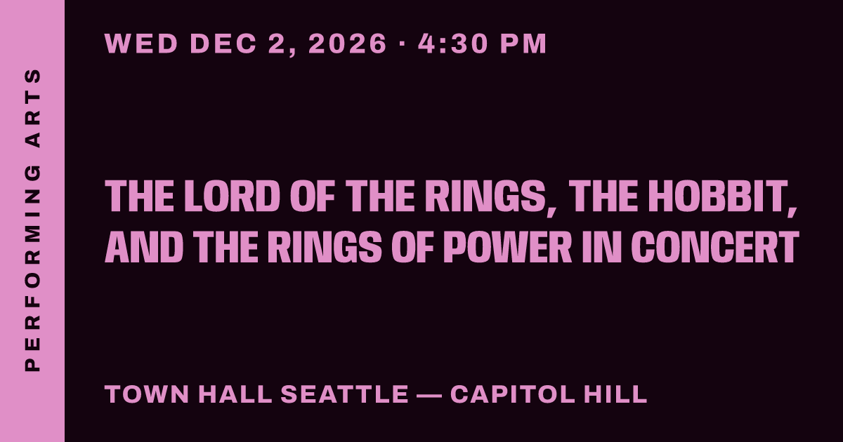 The Lord of the Rings, The Hobbit, and The Rings of Power in Concert