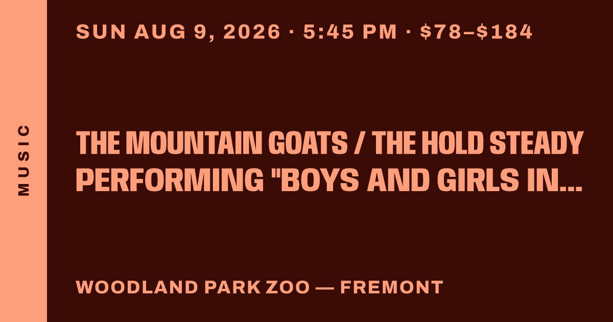 The Mountain Goats / The Hold Steady performing "Boys and Girls in America"