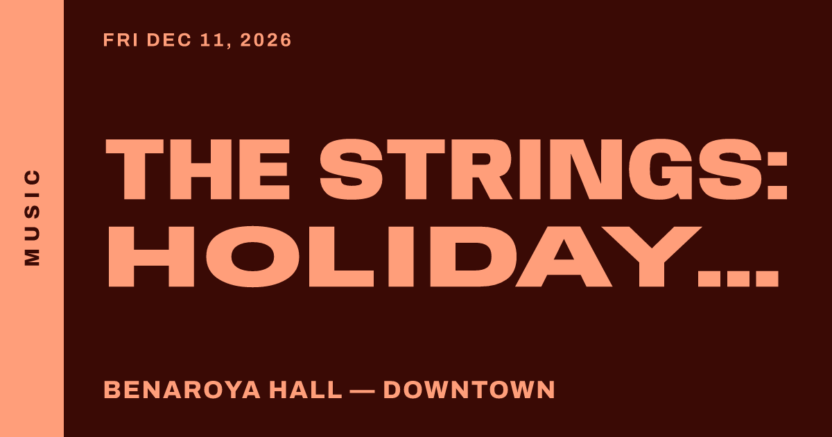 The Strings: Holiday Sing-Along