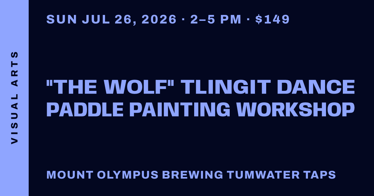"THE WOLF" Tlingit Dance Paddle Painting Workshop