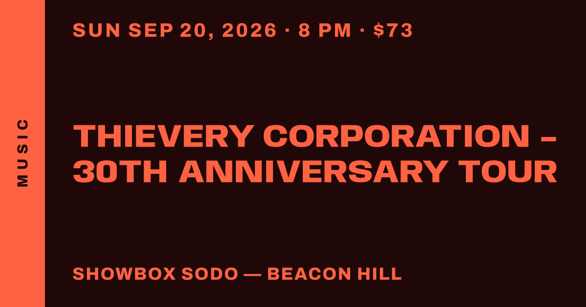 Thievery Corporation - 30th Anniversary Tour