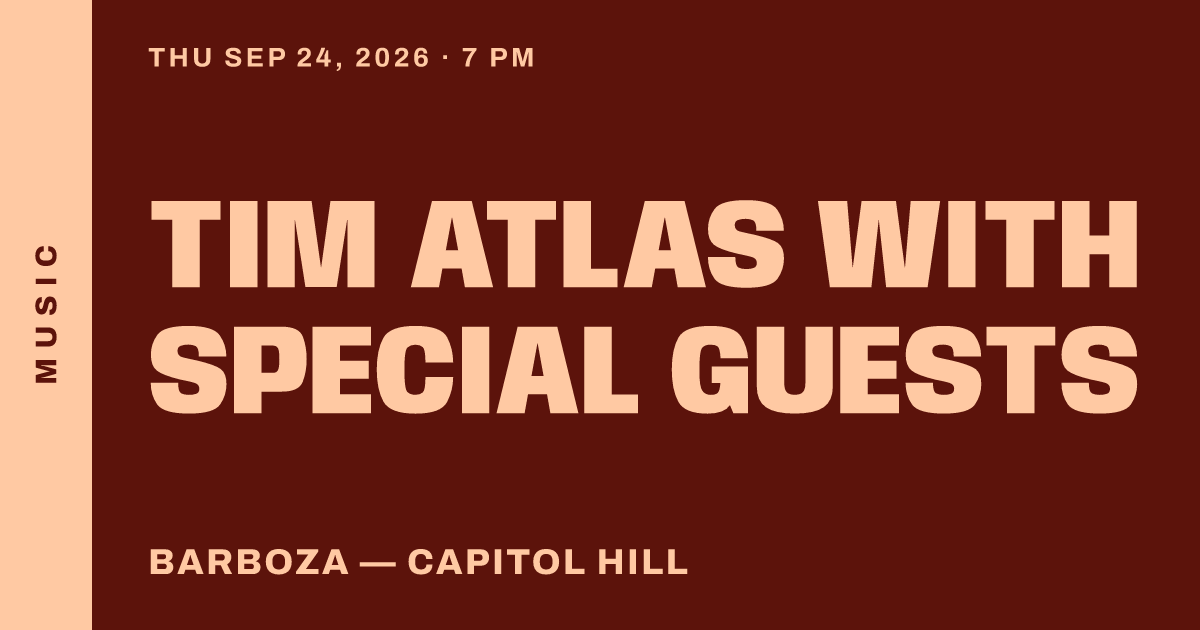 Tim Atlas with Special Guests