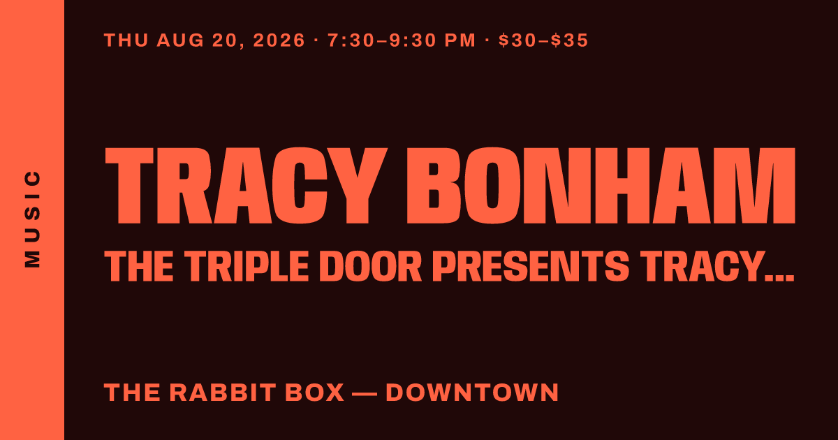 Tracy Bonham at The Rabbit Box
