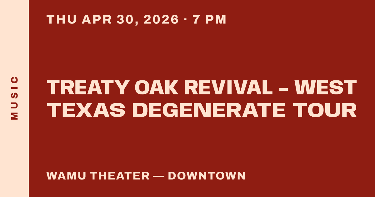 Treaty Oak Revival - West Texas Degenerate Tour